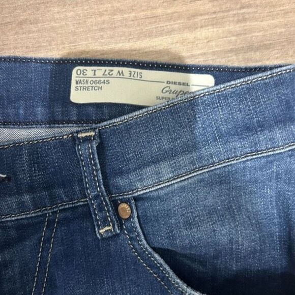 Diesel Grupee Super Slim Skinny Low Waist Stretch Jeans Women’s - Picture 6 of 9